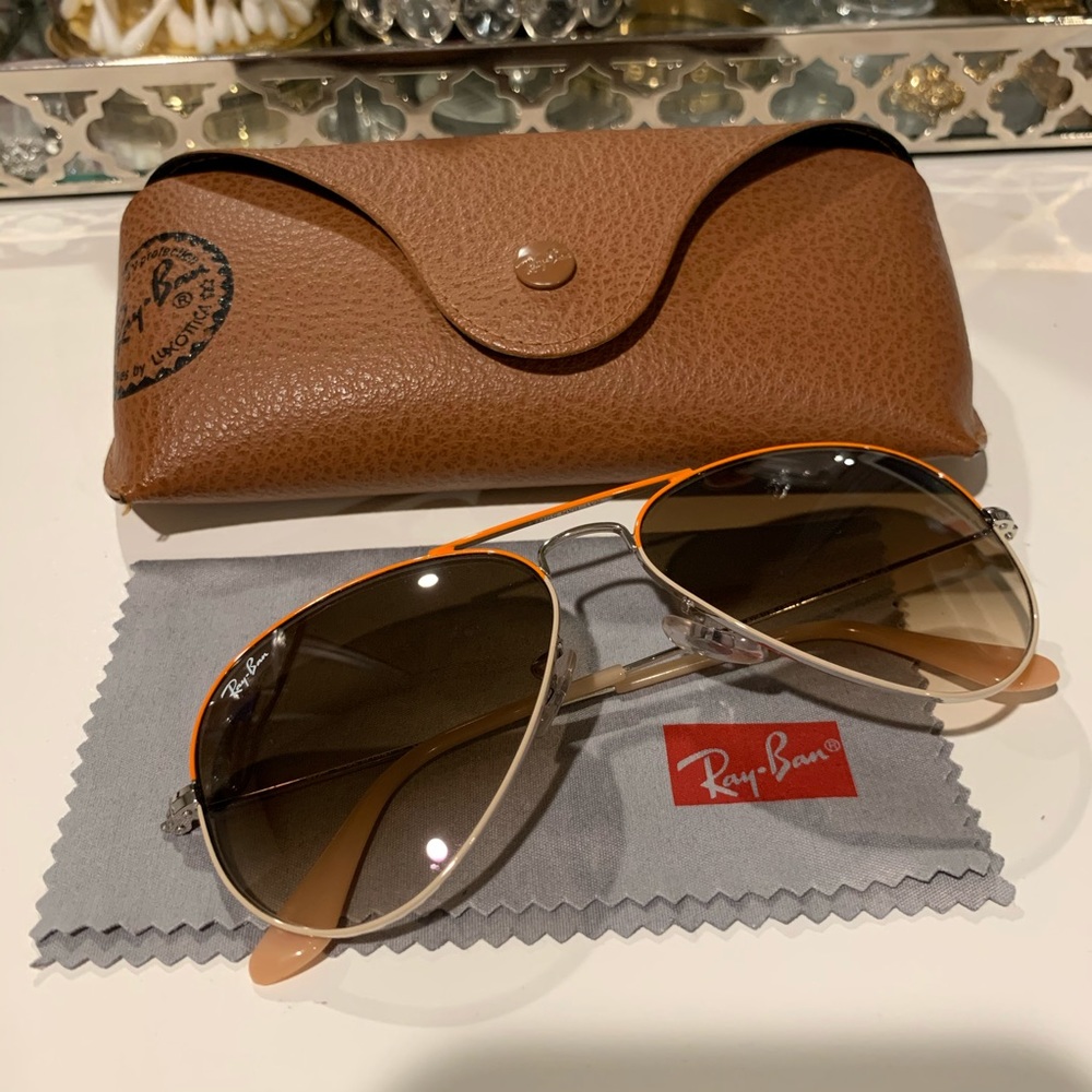 Authentic Ray Ban Aviator Sunglasses